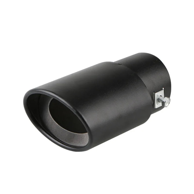 Universal Car Exhaust Muffler Tip Round Stainless Steel Car Tail Rear Chrome Round Exhaust Pipe Tail Muffler Tip Pipe